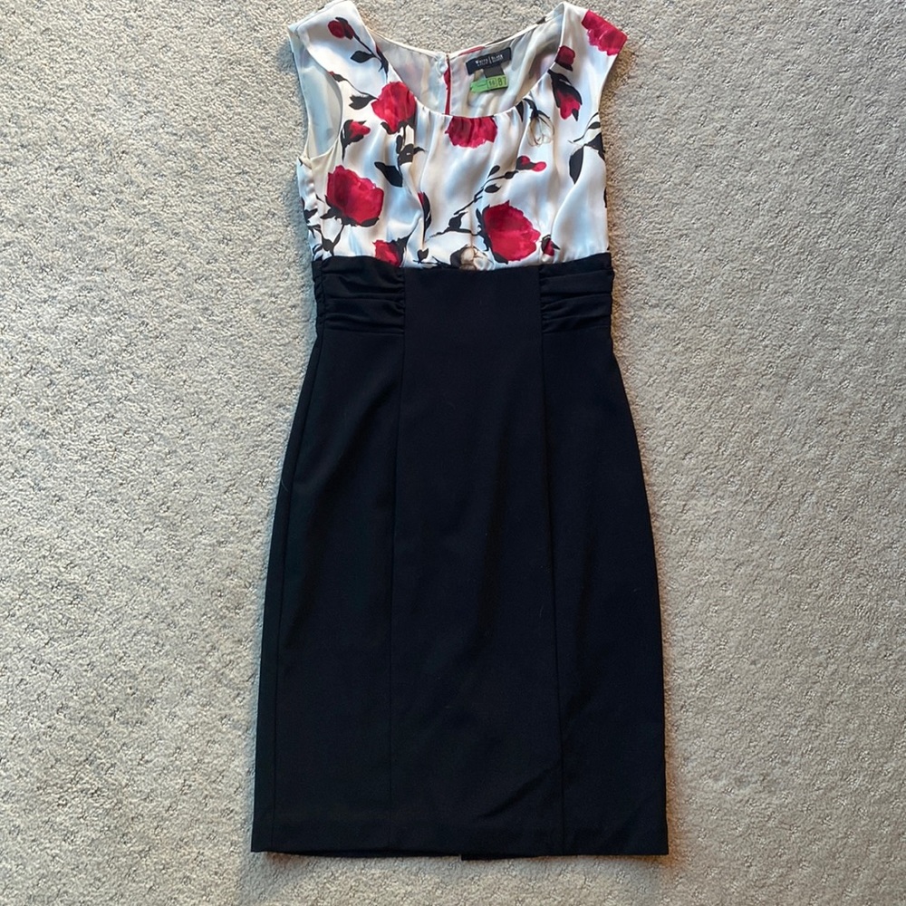 Silk Floral Top Dress